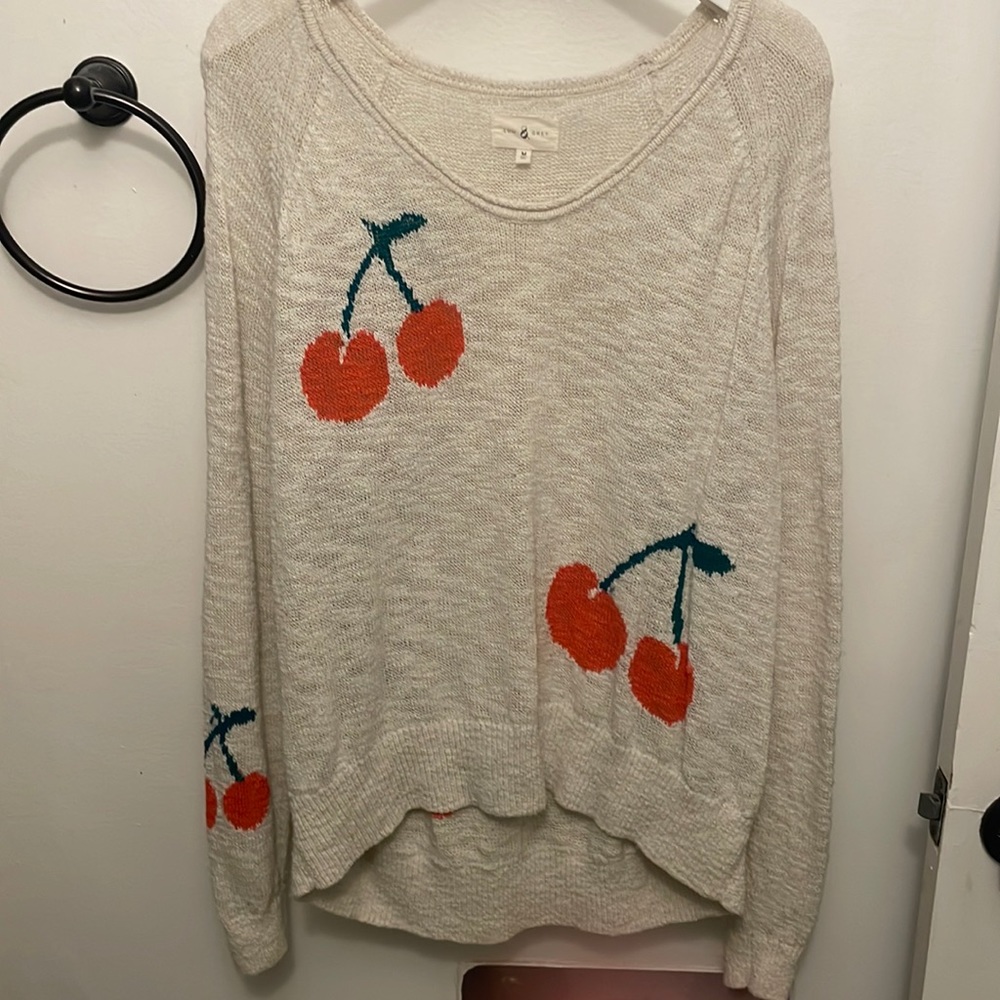 Lou & Grey Cherry Sweater